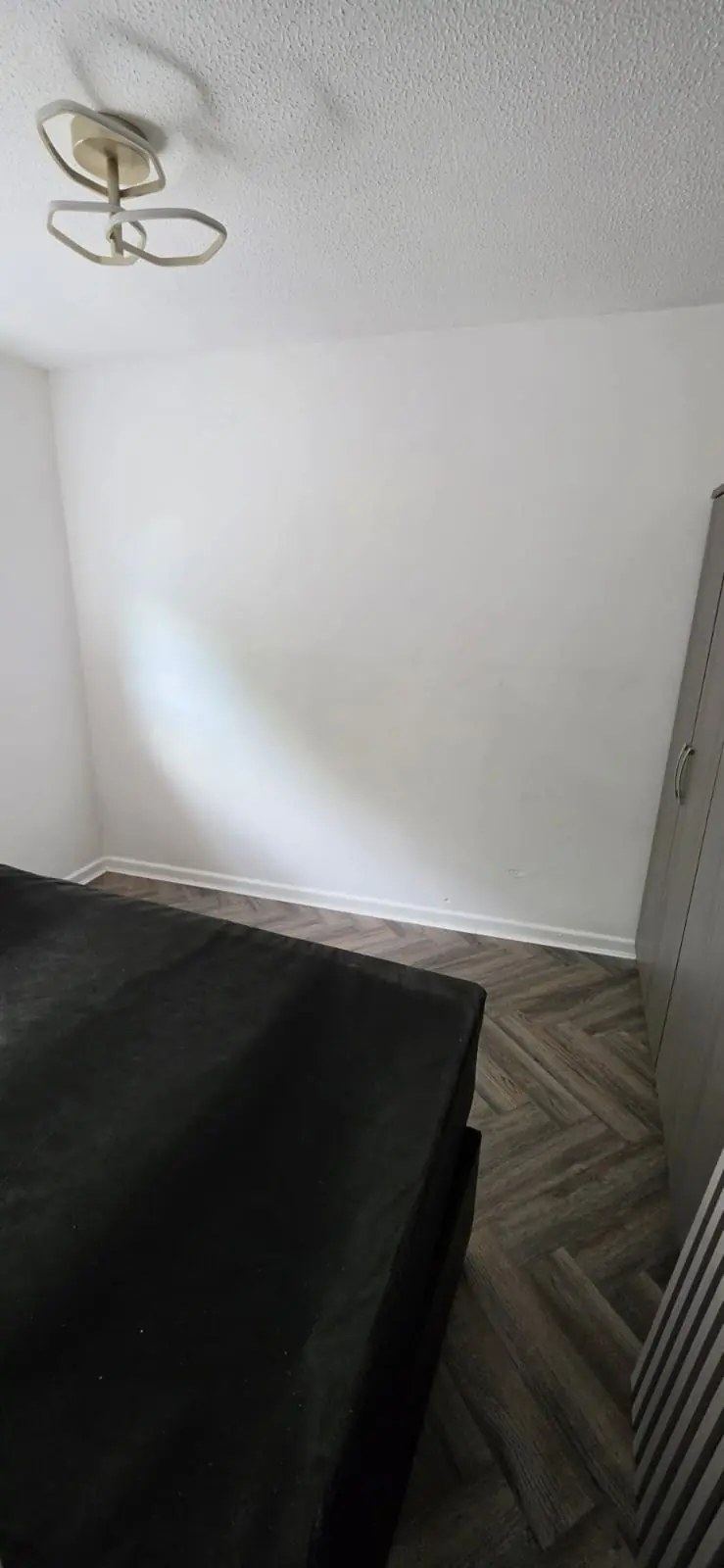 Before acoustic wall panel installation