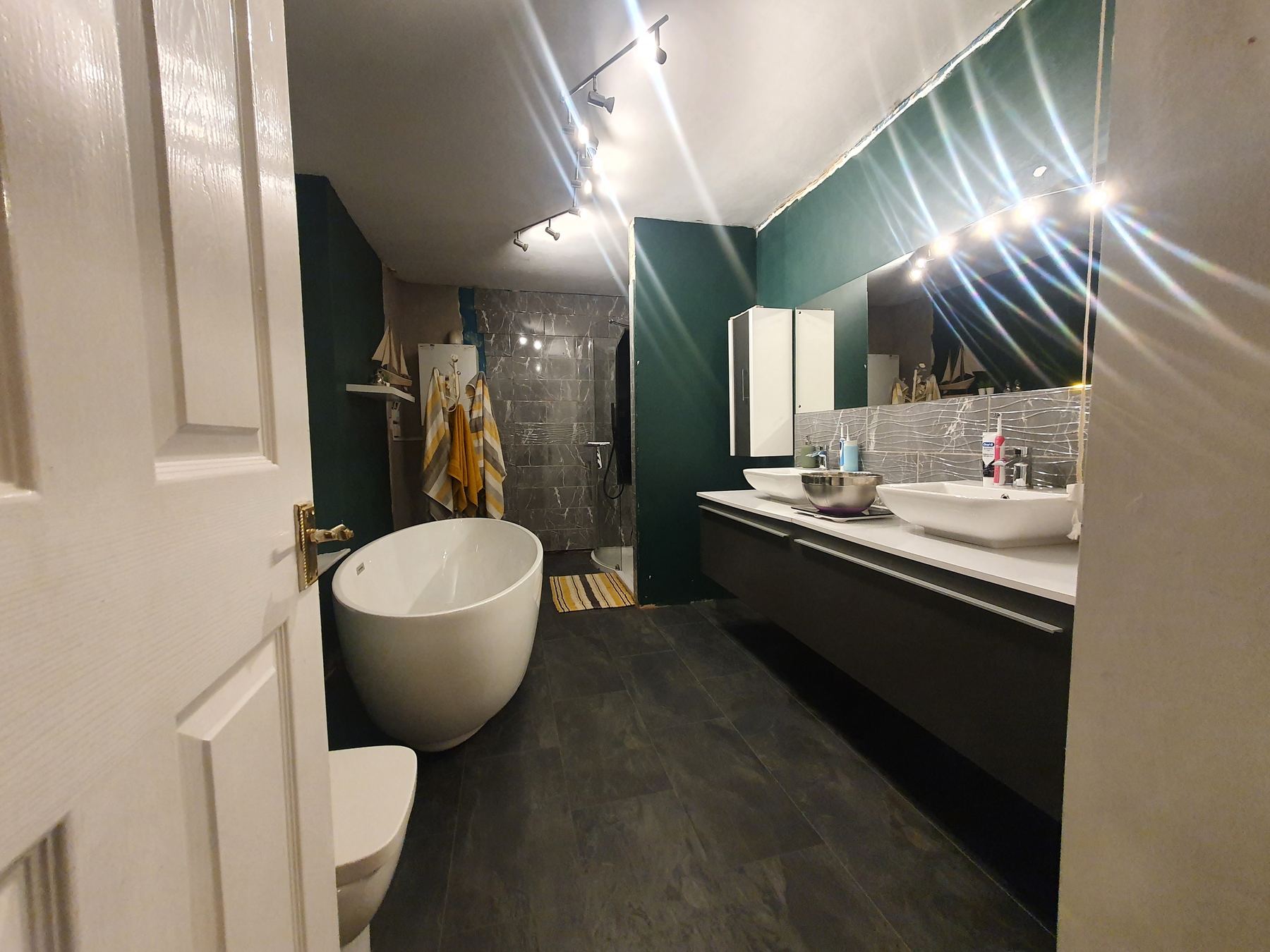Bathroom after renovation by 1st Call Property Solutions